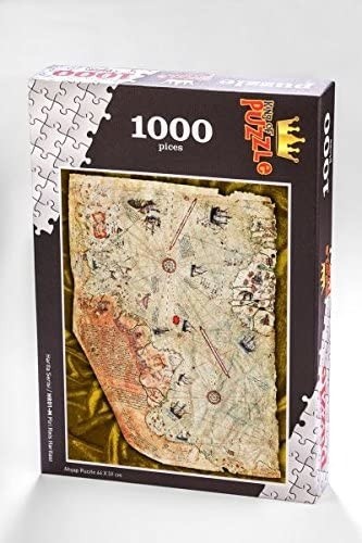 Piri Reis Haritası Ahşap Puzzle 1000 Parça